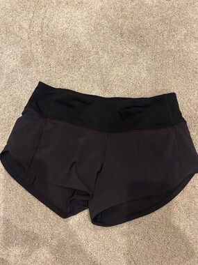 lululemon athletica Black High-Rise Athletic Shorts